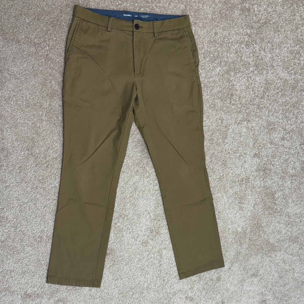 Men's Old Navy Tan ‘Ultimate Straight’ Pants. 32x30